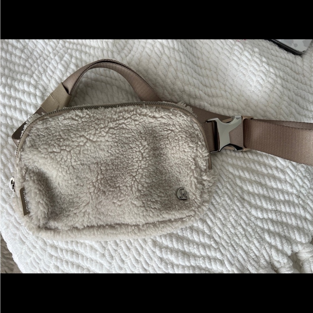 Lululemon Athletica Cream Crossbody Bag